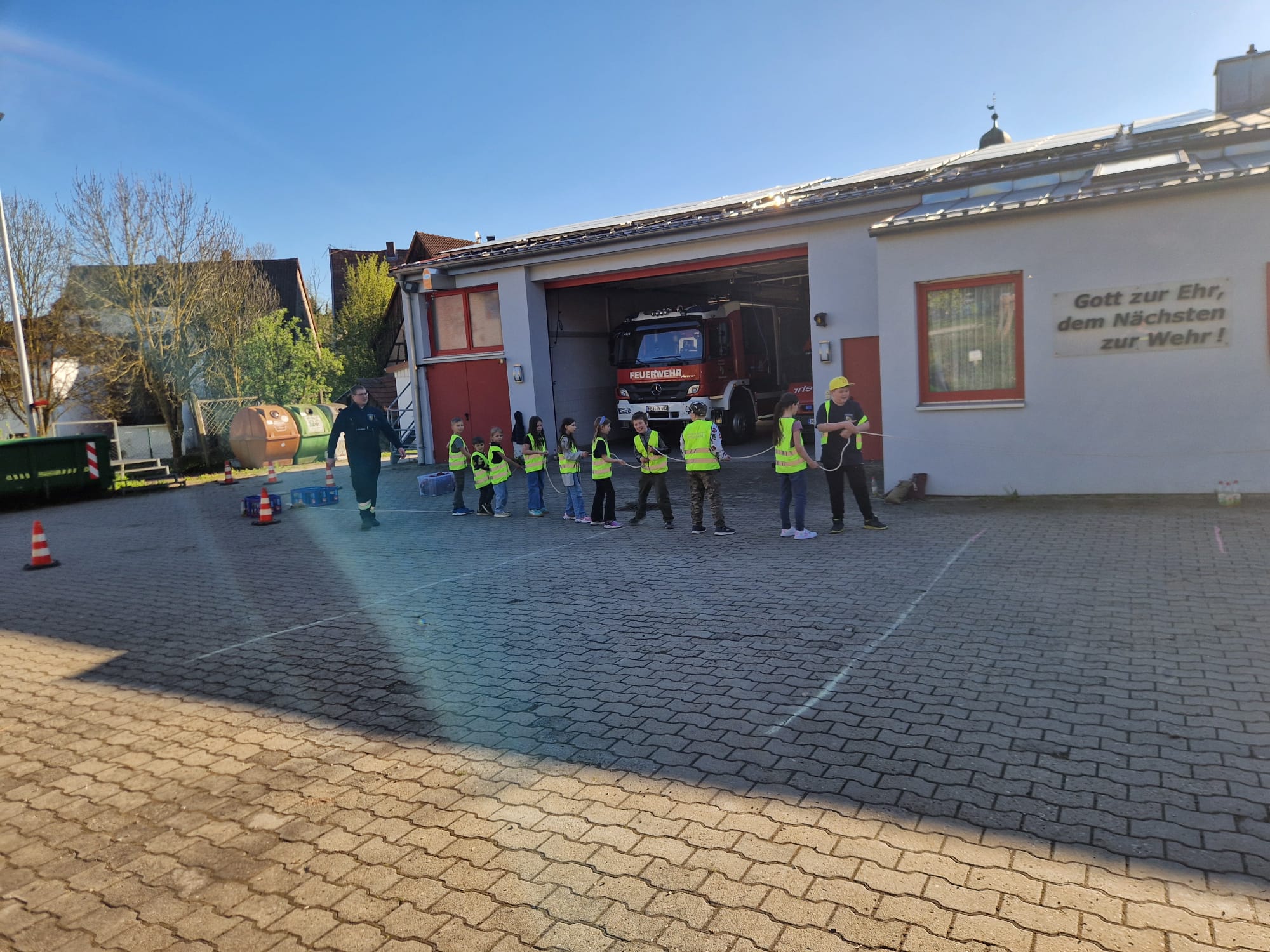 Übung der Kinderfeuerwehr Wilhelmsdorf am 23.04.2026